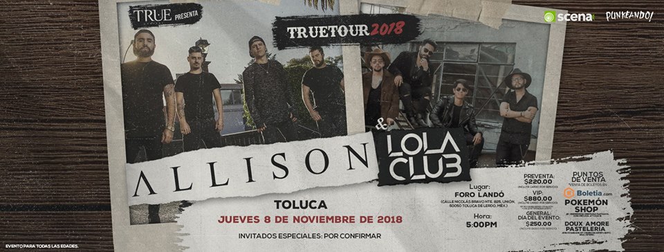 Allison y Lola Club en Toluca | Toluca Cultural